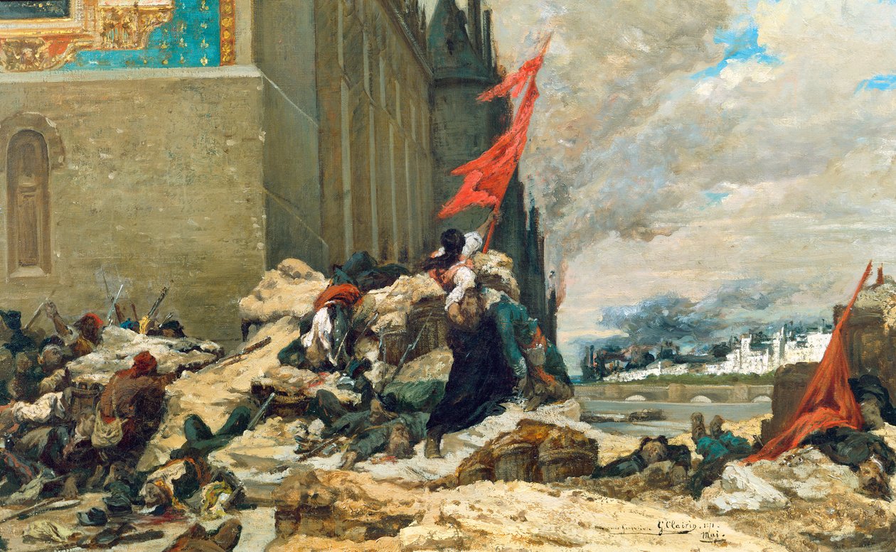 A Tuileriák égése alkotó: Georges Clairin