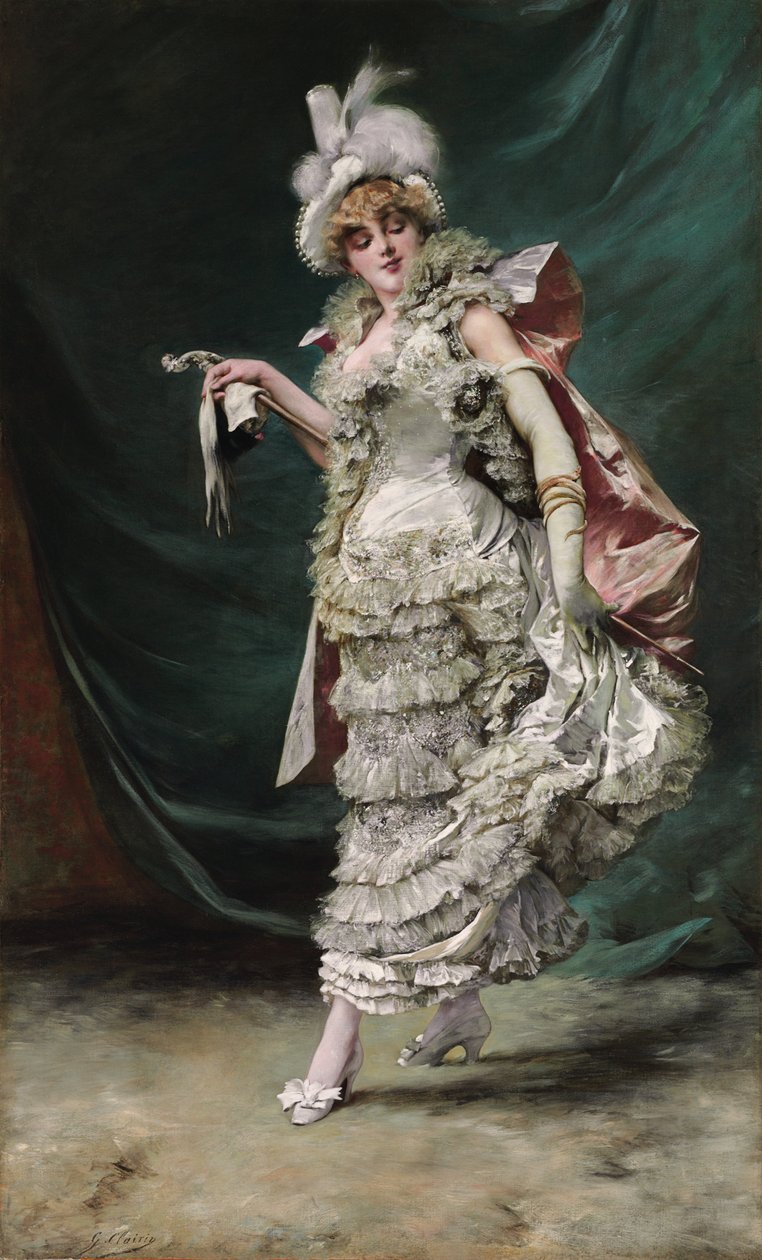 Bálhoz öltözve alkotó: Georges Clairin