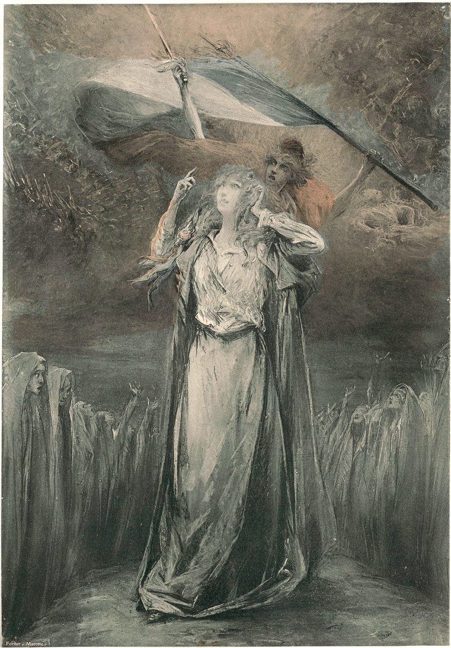 Georges Jules Victor Clairin - Théroigne de Méricourt alkotó: Georges Clairin