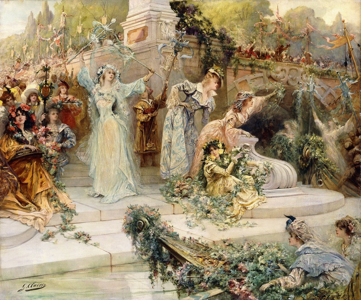 A fesztivál, alkotó: Georges Clairin