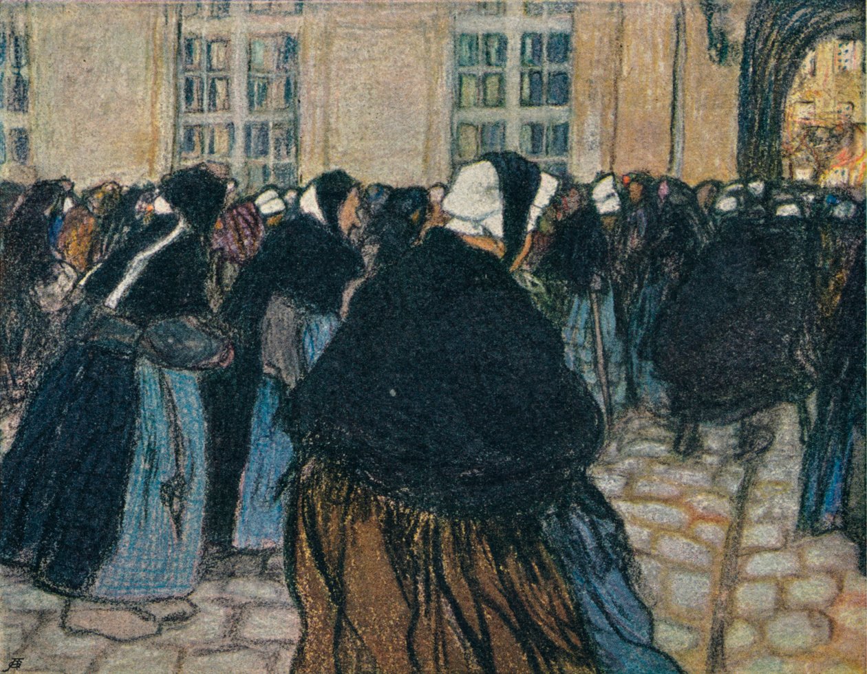 A visszatérés a Hospice De La Salpetriere-be, 1911 alkotó: Georges Dupuis