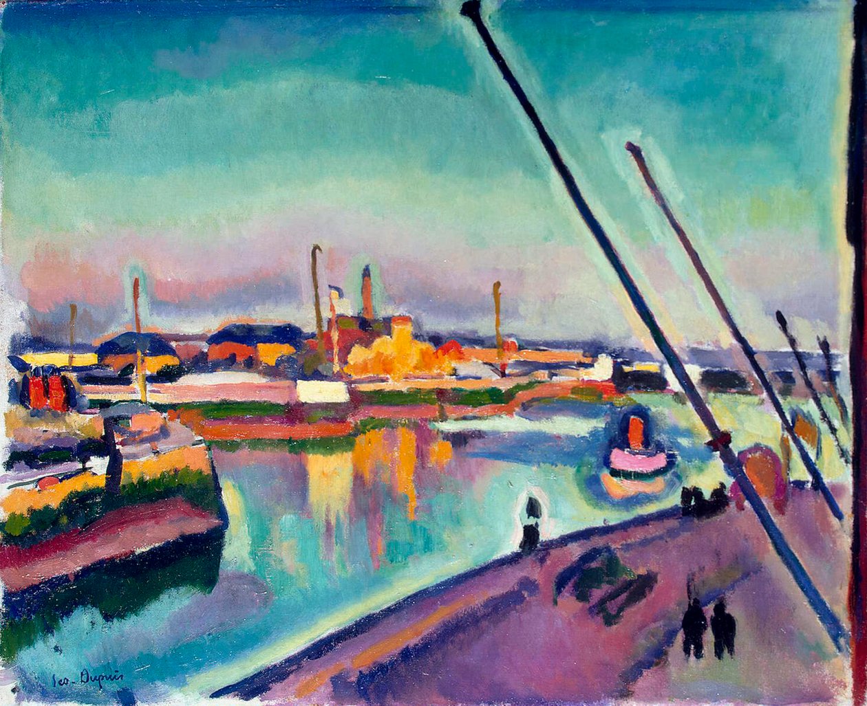 Notre-Dame Embankment, Le Havre, 1908. alkotó: Georges Dupuis