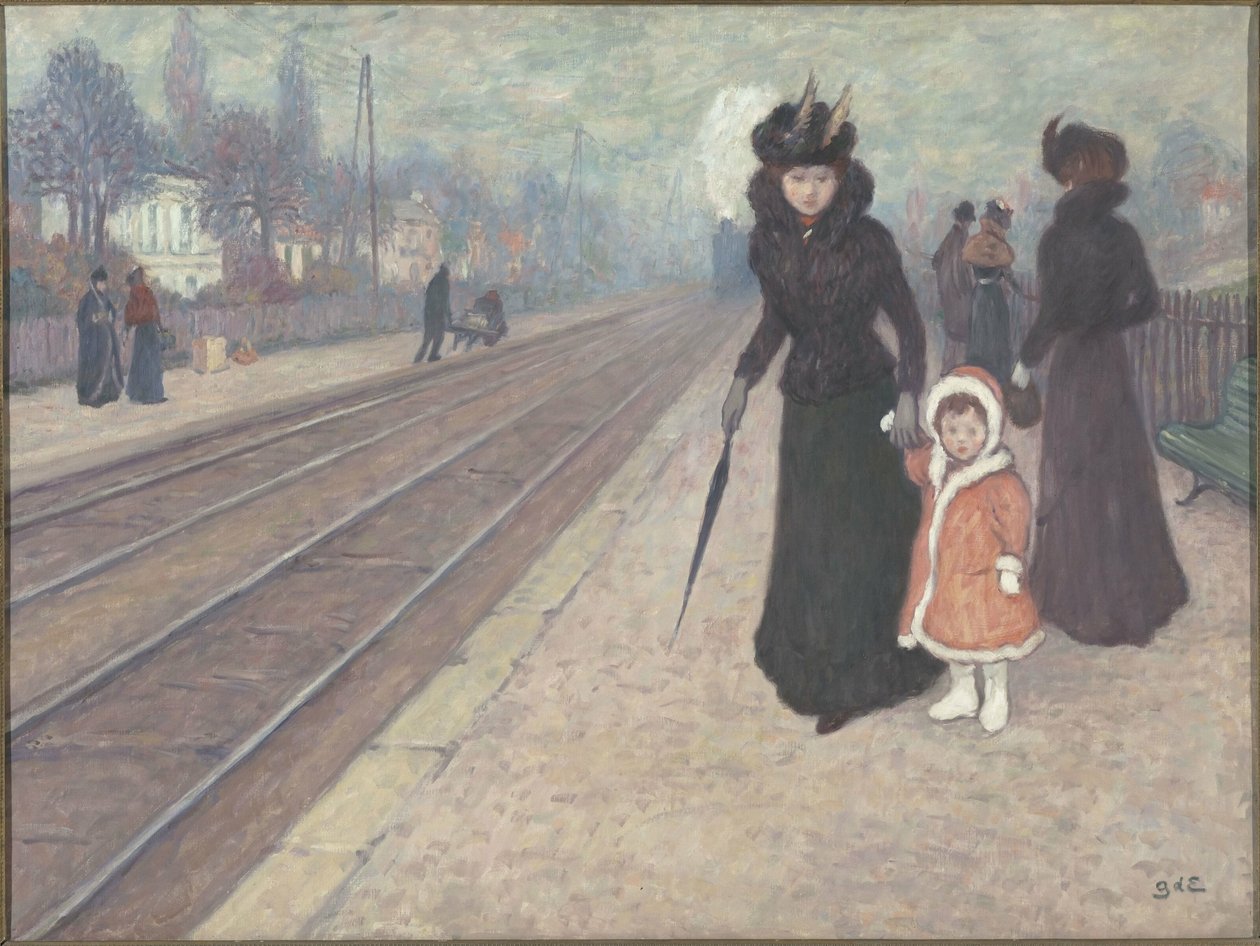 Az elővárosi pályaudvar, 1896-1897. alkotó: Georges Espagnat de