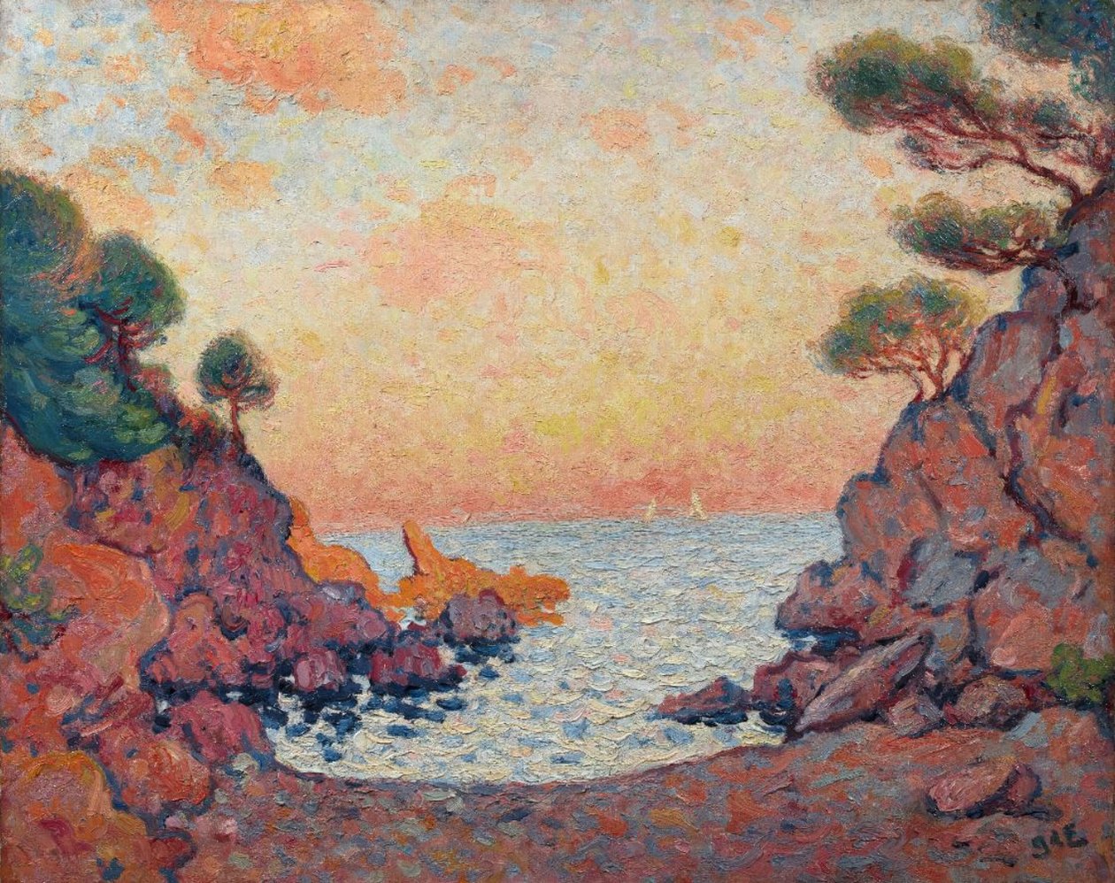 A Le Lavandou-öböl, 1899. alkotó: Georges Espagnat de