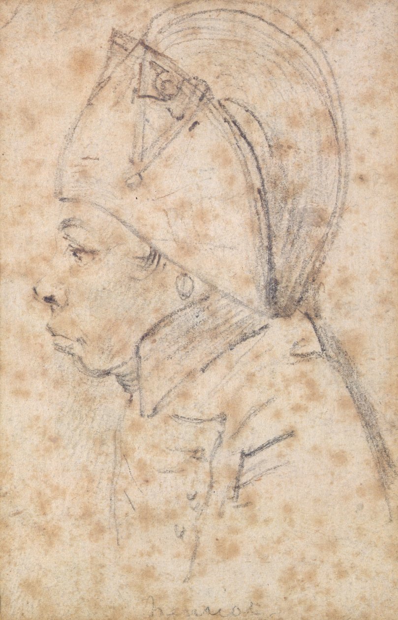 Francois Hanriot (1761-94) (ceruza papíron) alkotó: Georges Francois Gabriel