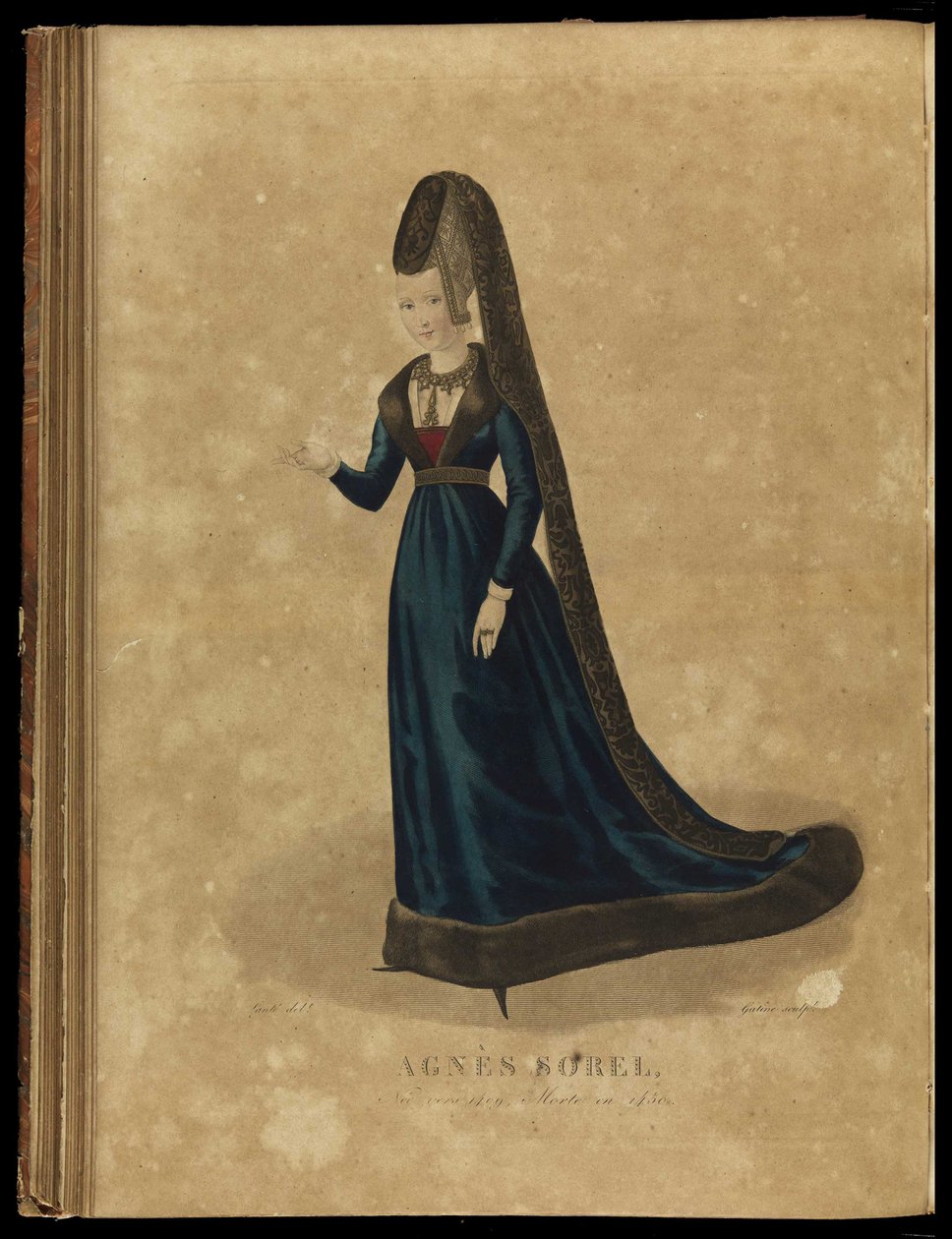 Agnès Sorel, 18. század vége. alkotó: Georges Jacques Gatine