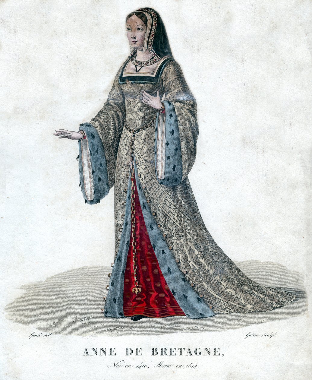 Anne de Bretagne, 19. század eleje. alkotó: Georges Jacques Gatine