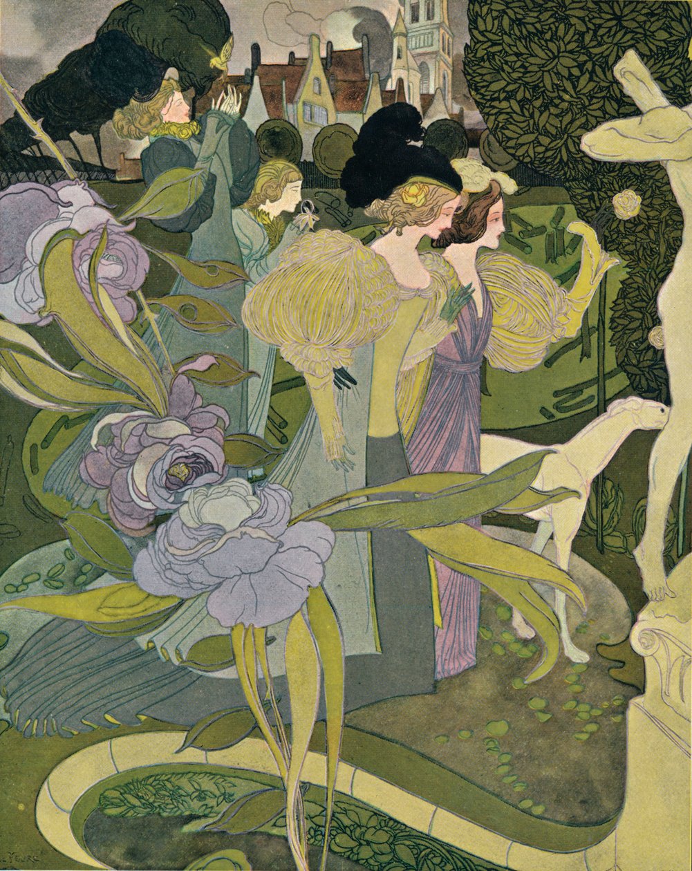 The Gardens of Armide, c1888-1898, 1898 alkotó: Georges Joseph van Sluijters