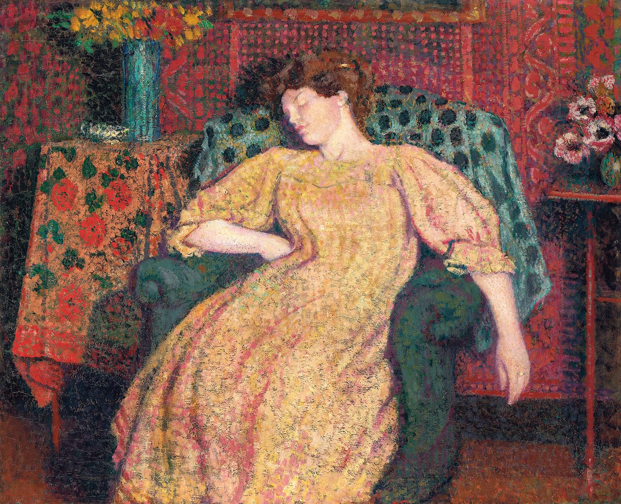 Alvó, avagy A szieszta, 1906 körül alkotó: Georges Lemmen