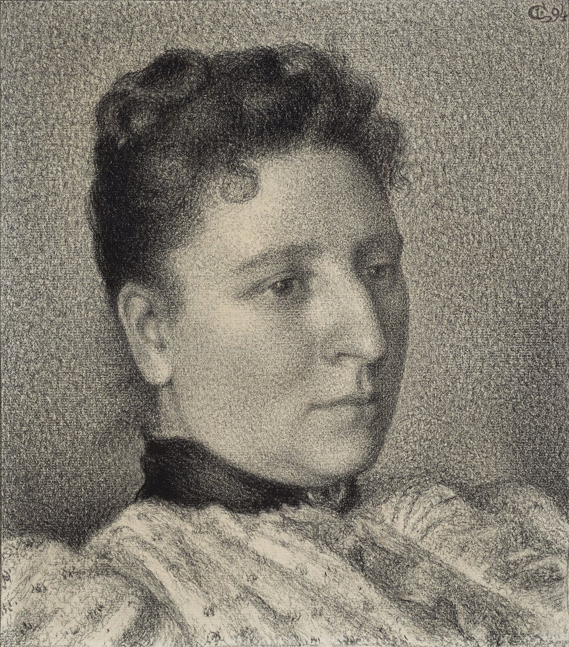 Anna Boch portréja, 1894 alkotó: Georges Lemmen