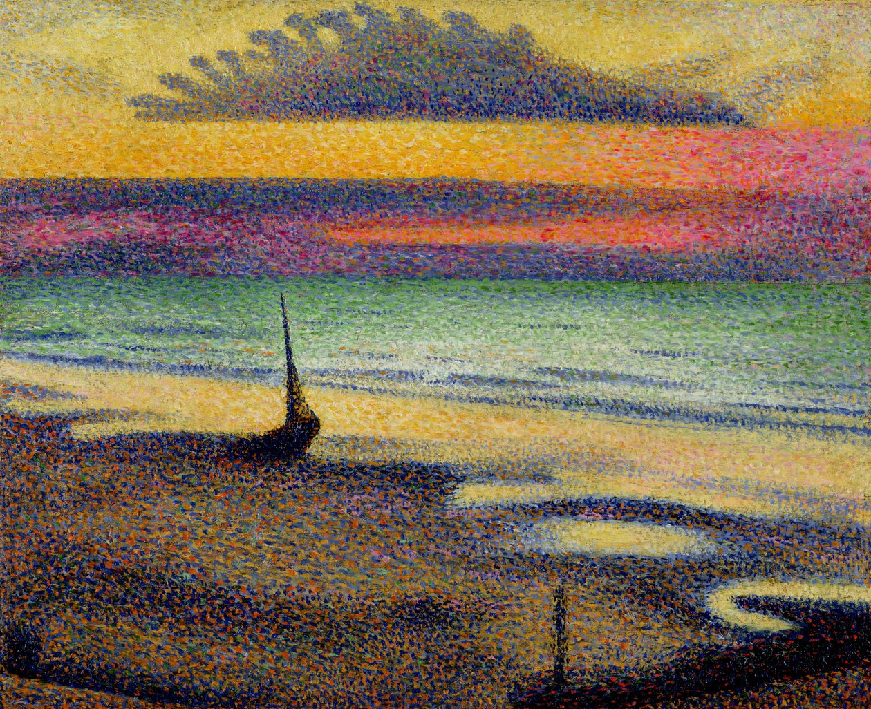 The Beach at Heist, 1891-92 alkotó: Georges Lemmen