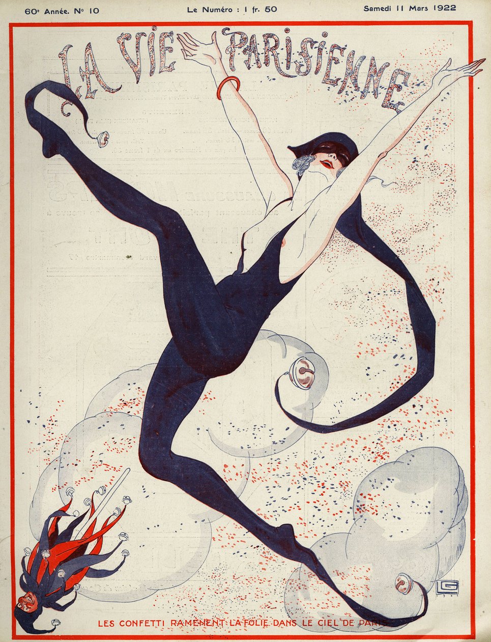 A "La Vie Parisienne" borítója alkotó: Georges Leonnec