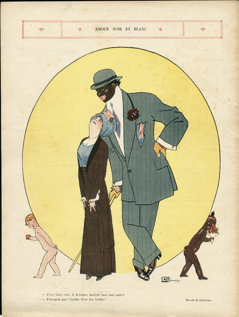 Georges Leonnec (1881-1940) illusztrációja a Le Lire-ben alkotó: Georges Leonnec