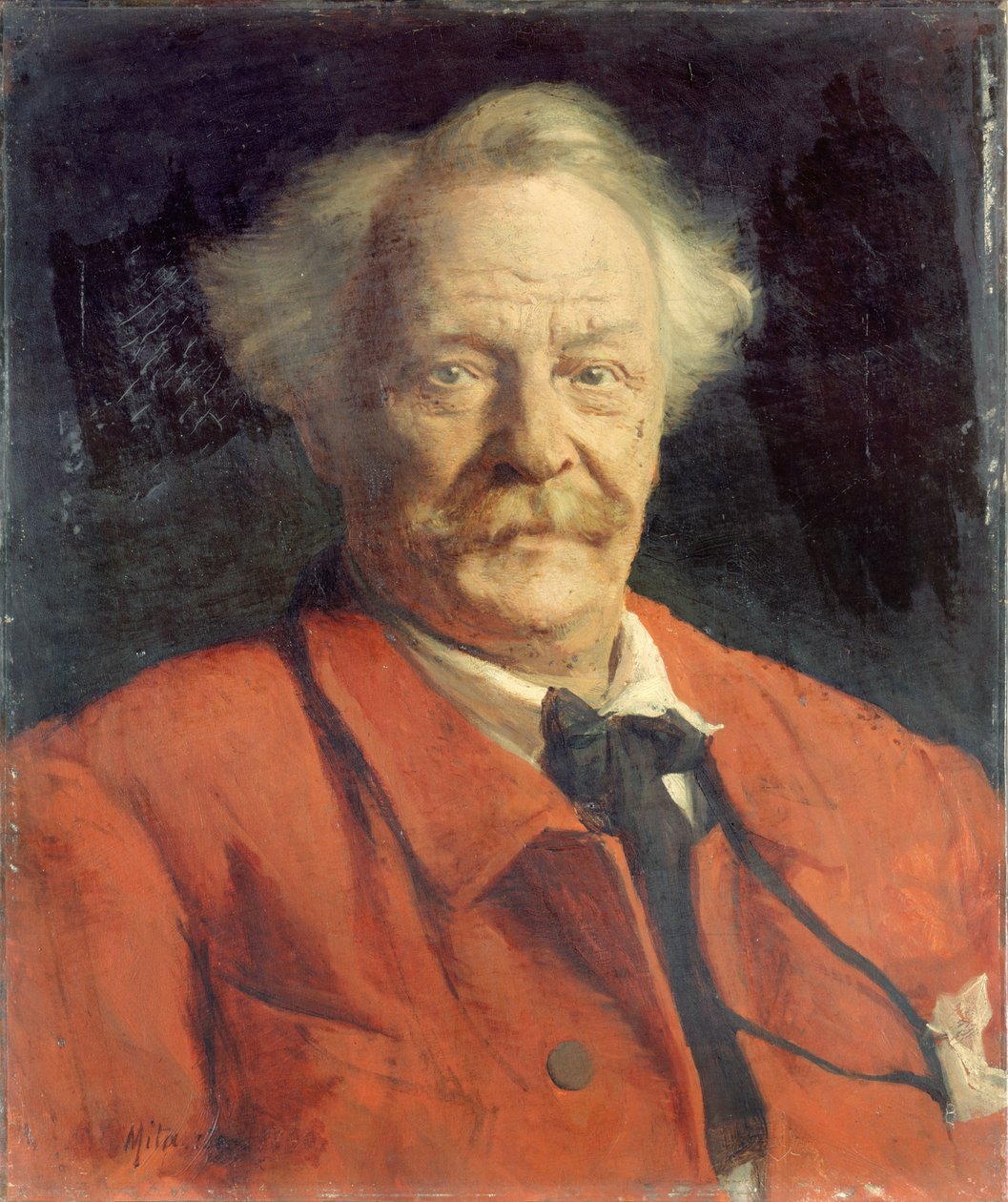 Nadar Felix Tournachon portréja 1820-1910, 1890. alkotó: Georges Léopold Mita