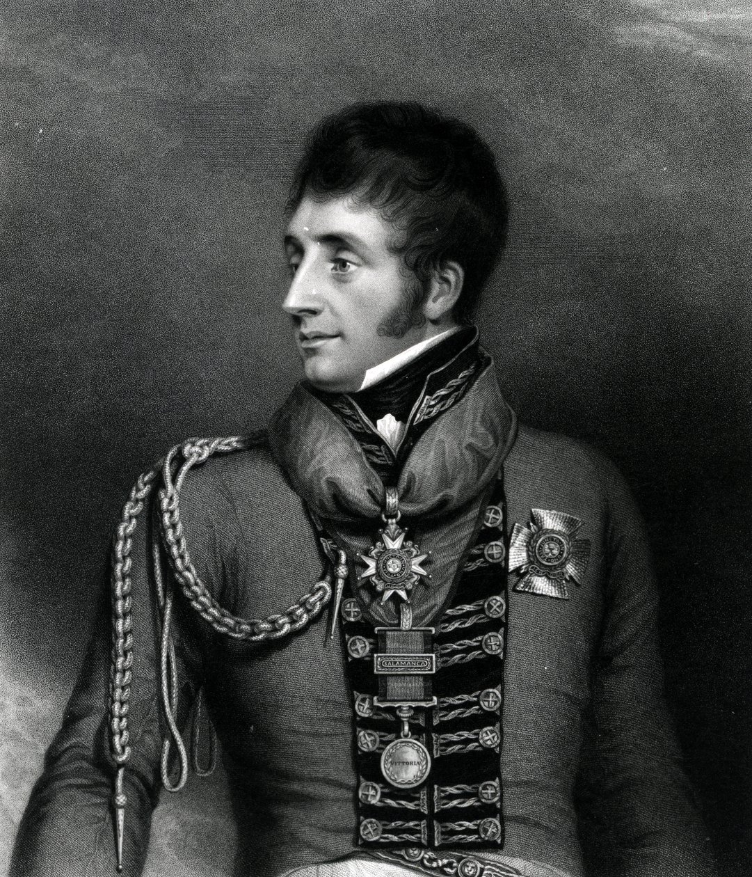 vezérőrnagy, tisztelt Sir William Ponsonby, 1817 alkotó: Georges Maile