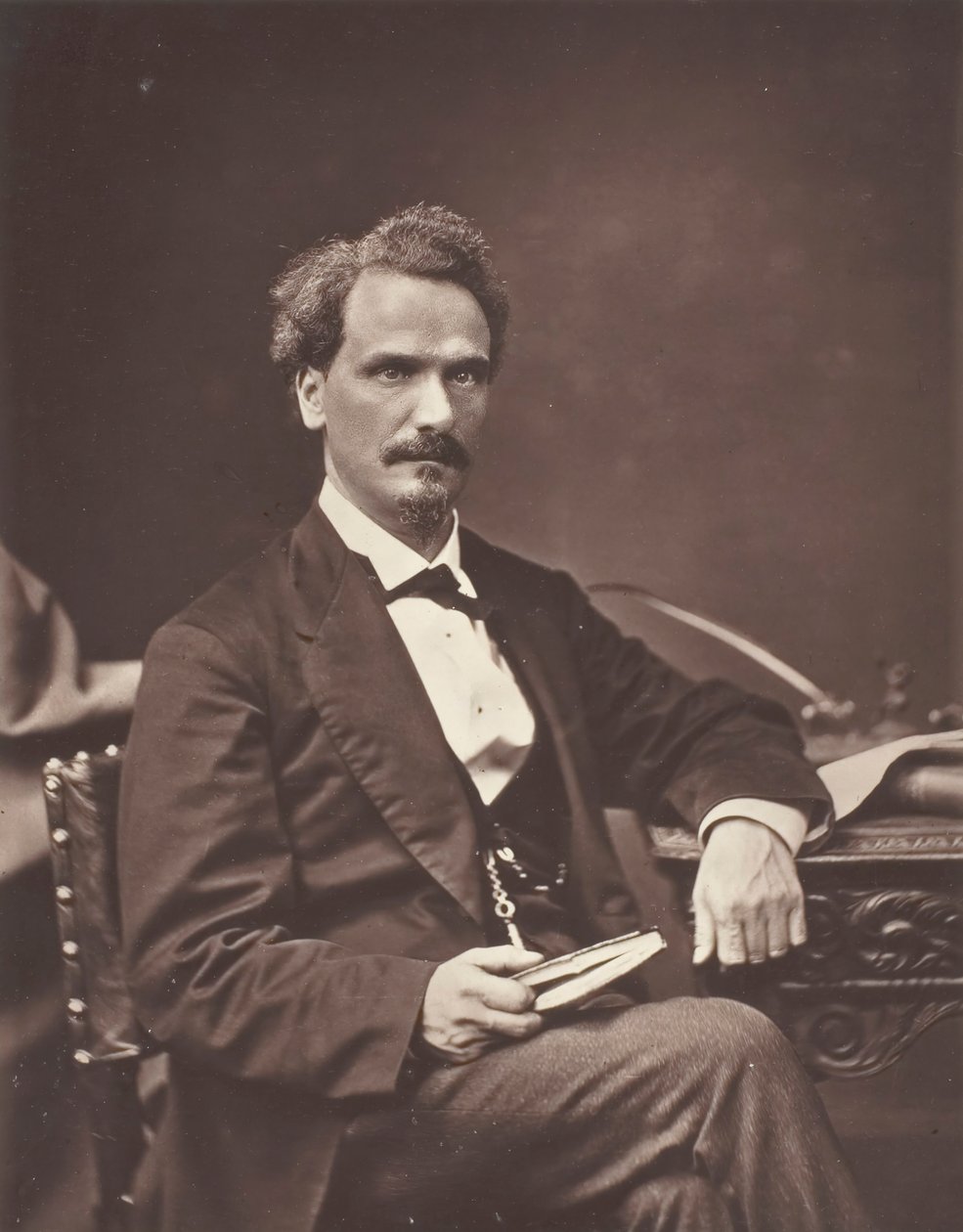 Henri-Victor de Rochefort-Luçay, [francia politikus és író], c. 1880. alkotó: Georges Melandri