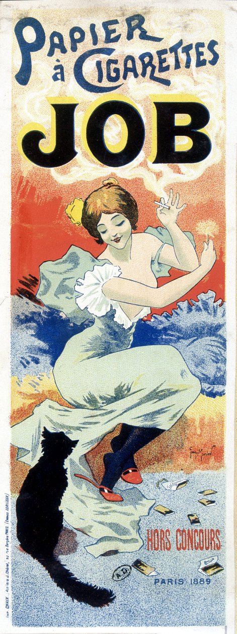 Georges Meunier „Job” cigarettapapír plakátja alkotó: Georges Meunier