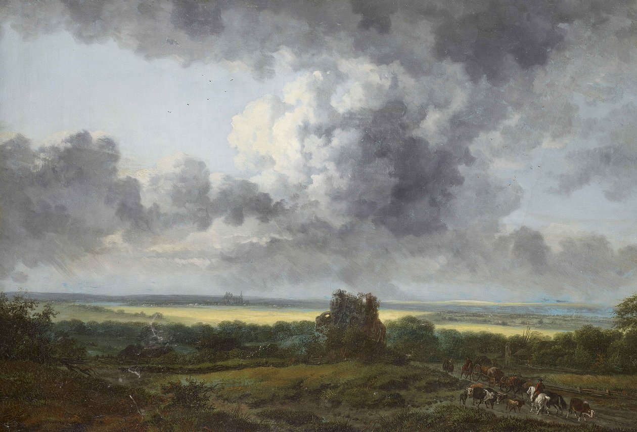Francia: Paysage, environs de Chartres alkotó: Georges Michel