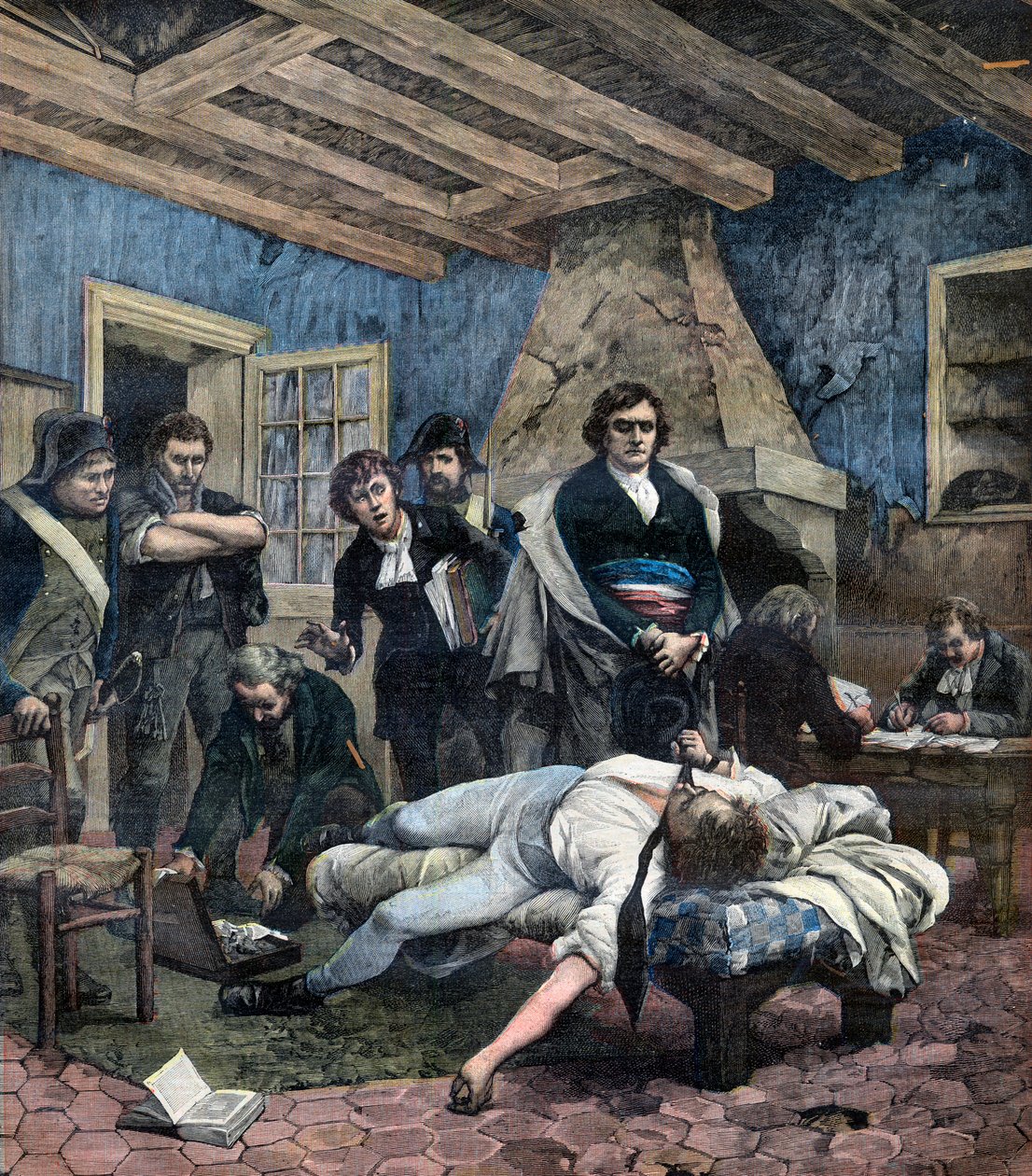 Charles Pichegru halála alkotó: Georges Moreau de Tours