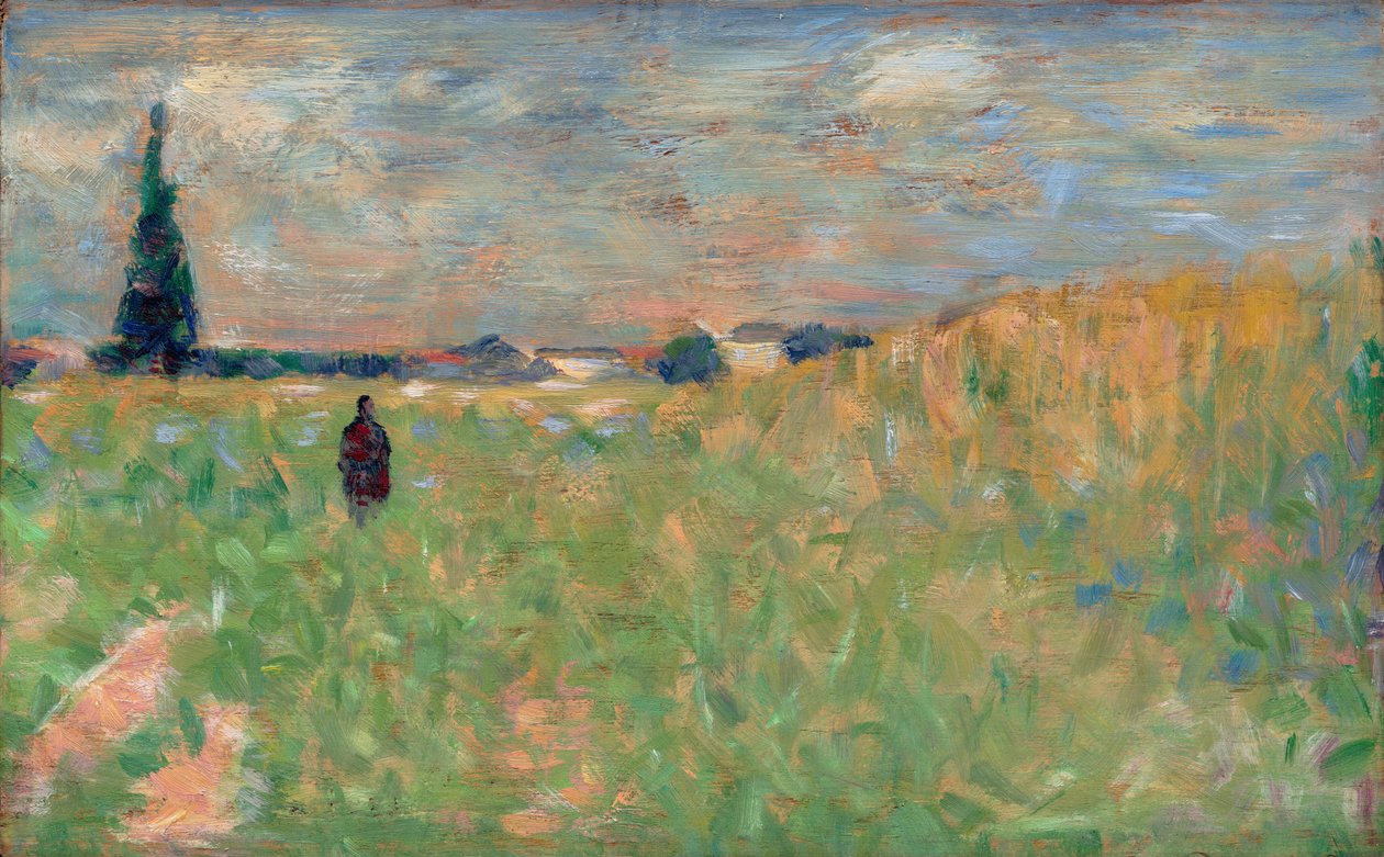 Nyári táj, 1883. alkotó: Georges Pierre Seurat