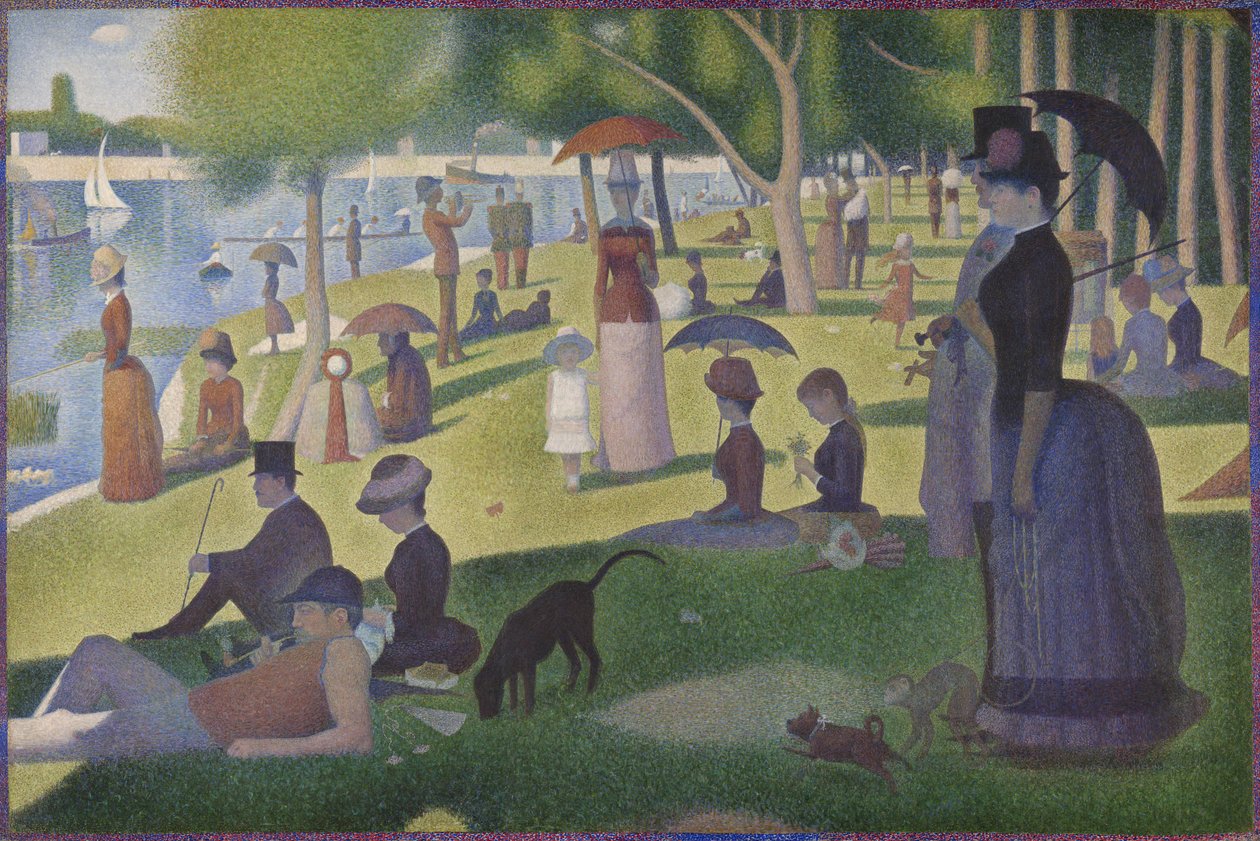 Egy vasárnap a La Grande Jatte-n, 1884-86 alkotó: Georges Pierre Seurat