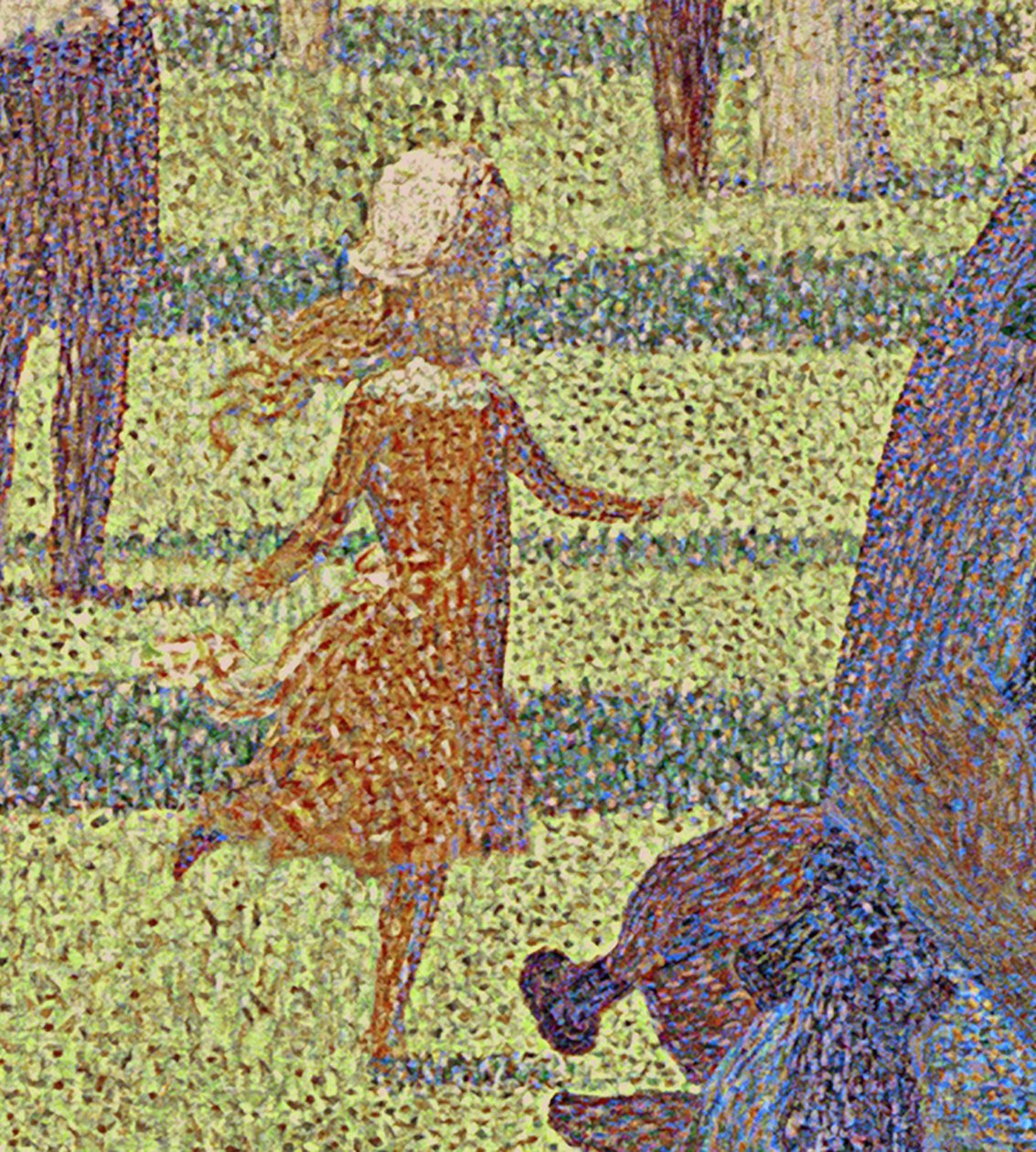 Egy vasárnap a La Grande Jatte-n, 1884-86 alkotó: Georges Pierre Seurat