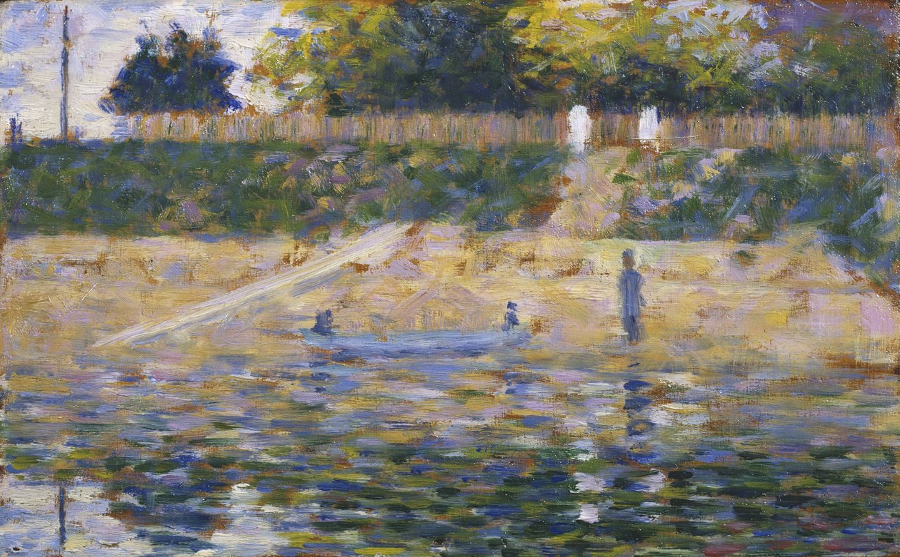 Hajó a folyóparton, 1883 körül alkotó: Georges Pierre Seurat