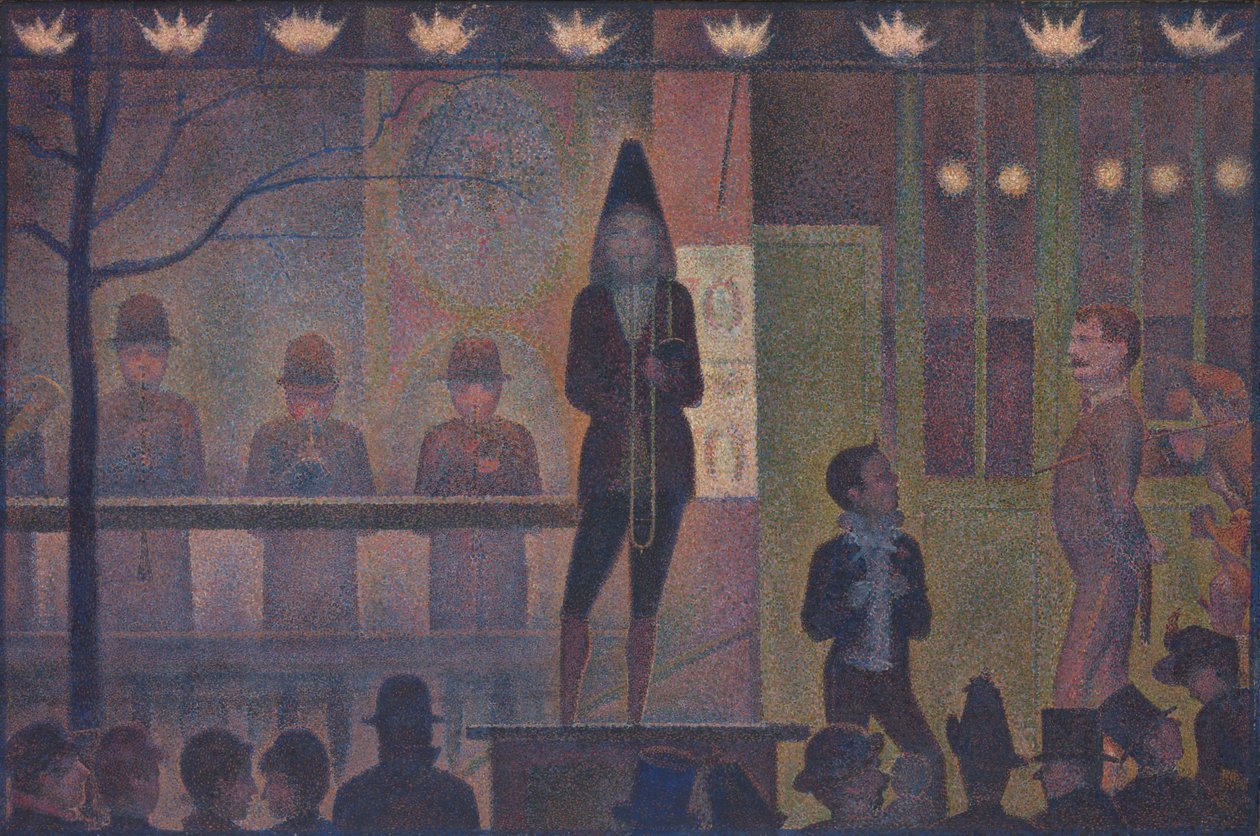 Cirkusz Sideshow alkotó: Georges Pierre Seurat