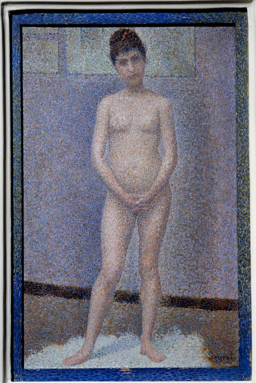 Georges Seurat arcbeállító festménye (1859-1891) alkotó: Georges Pierre Seurat