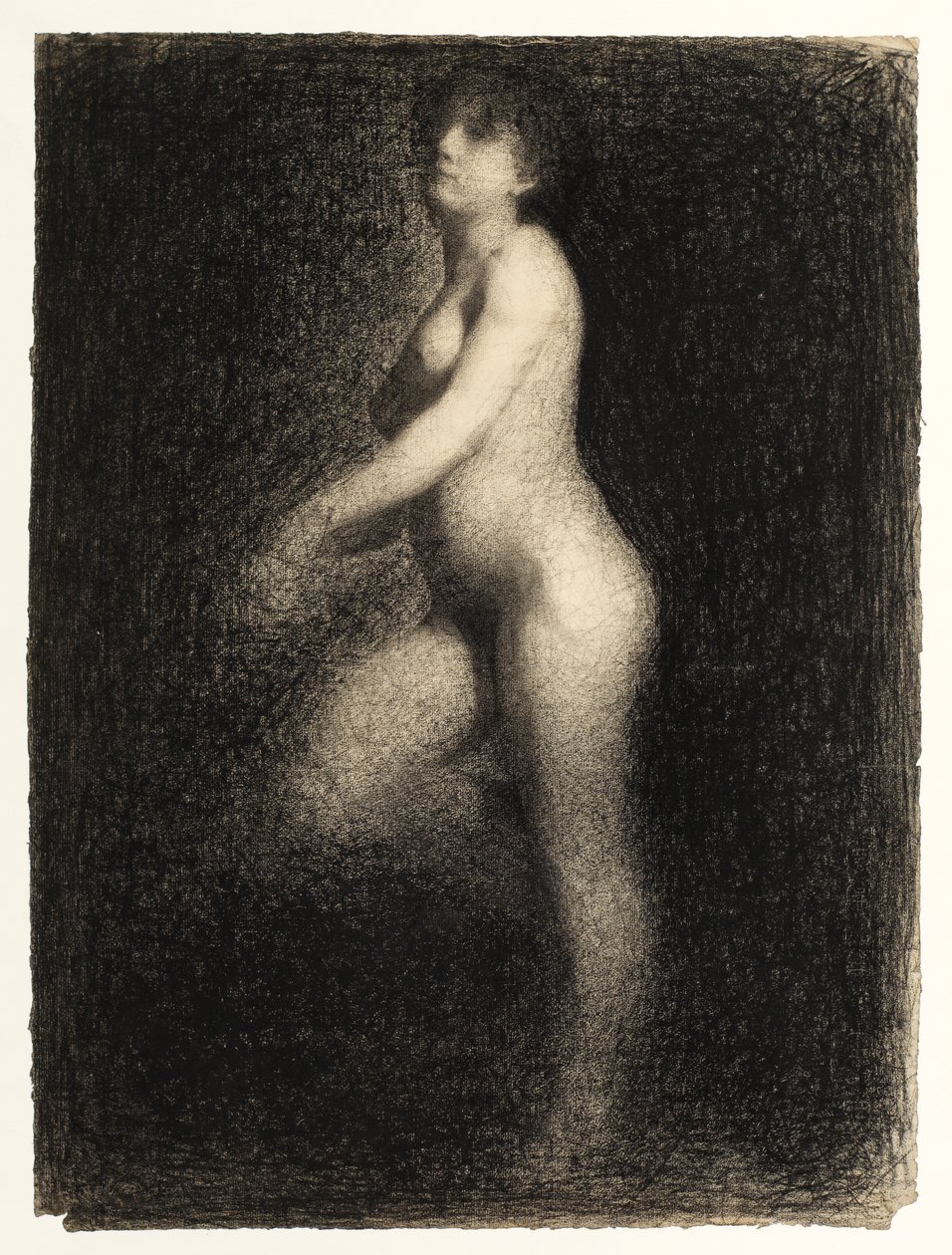 Női akt, 1879-81 körül alkotó: Georges Pierre Seurat
