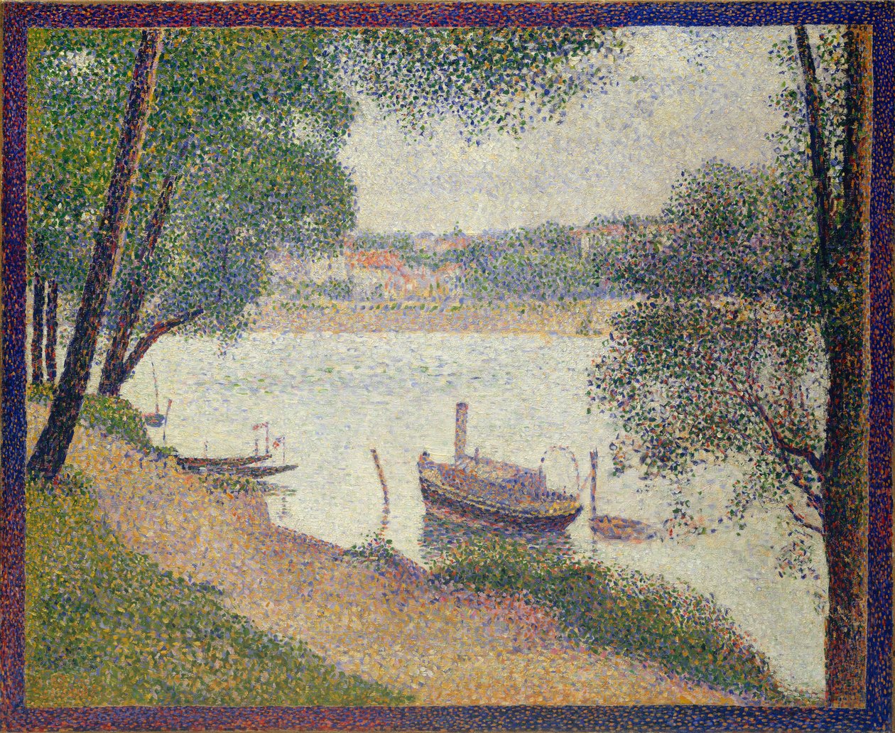Grey Weather, Grande Jatte, 1886-88 körül (olaj, vászon) alkotó: Georges Pierre Seurat