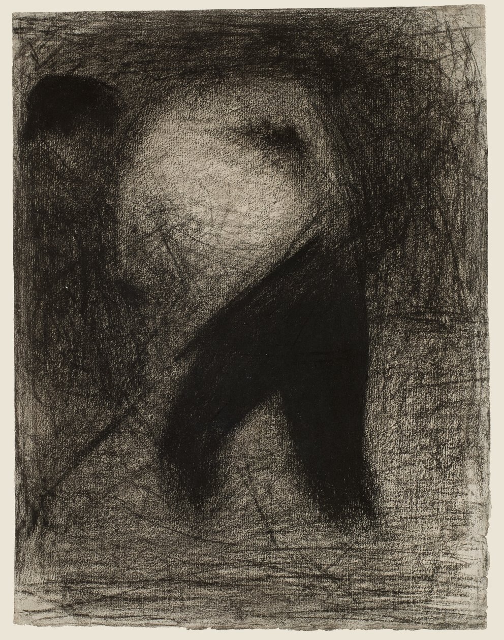 Szénaverő vagy Kőtörő; Faneur alkotó: Georges Pierre Seurat