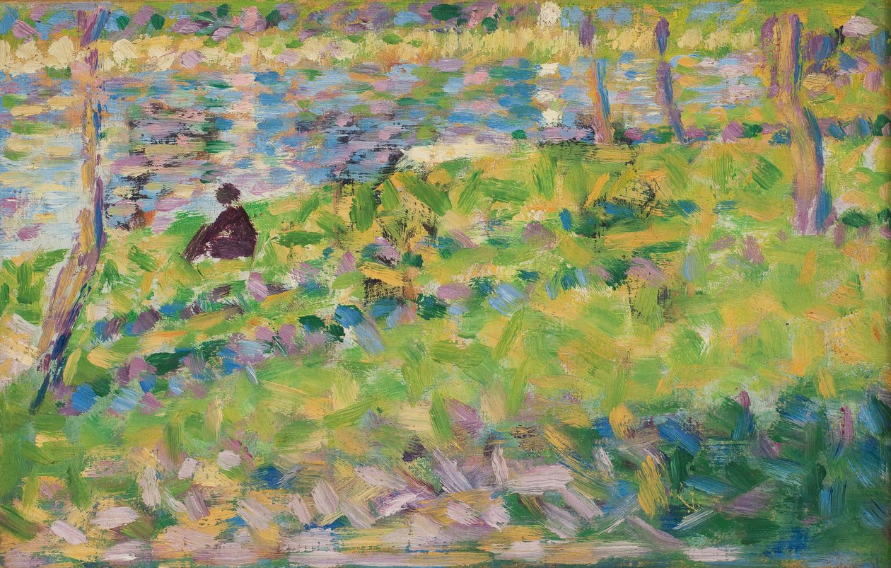 Táj, Ülő ember alkotó: Georges Pierre Seurat