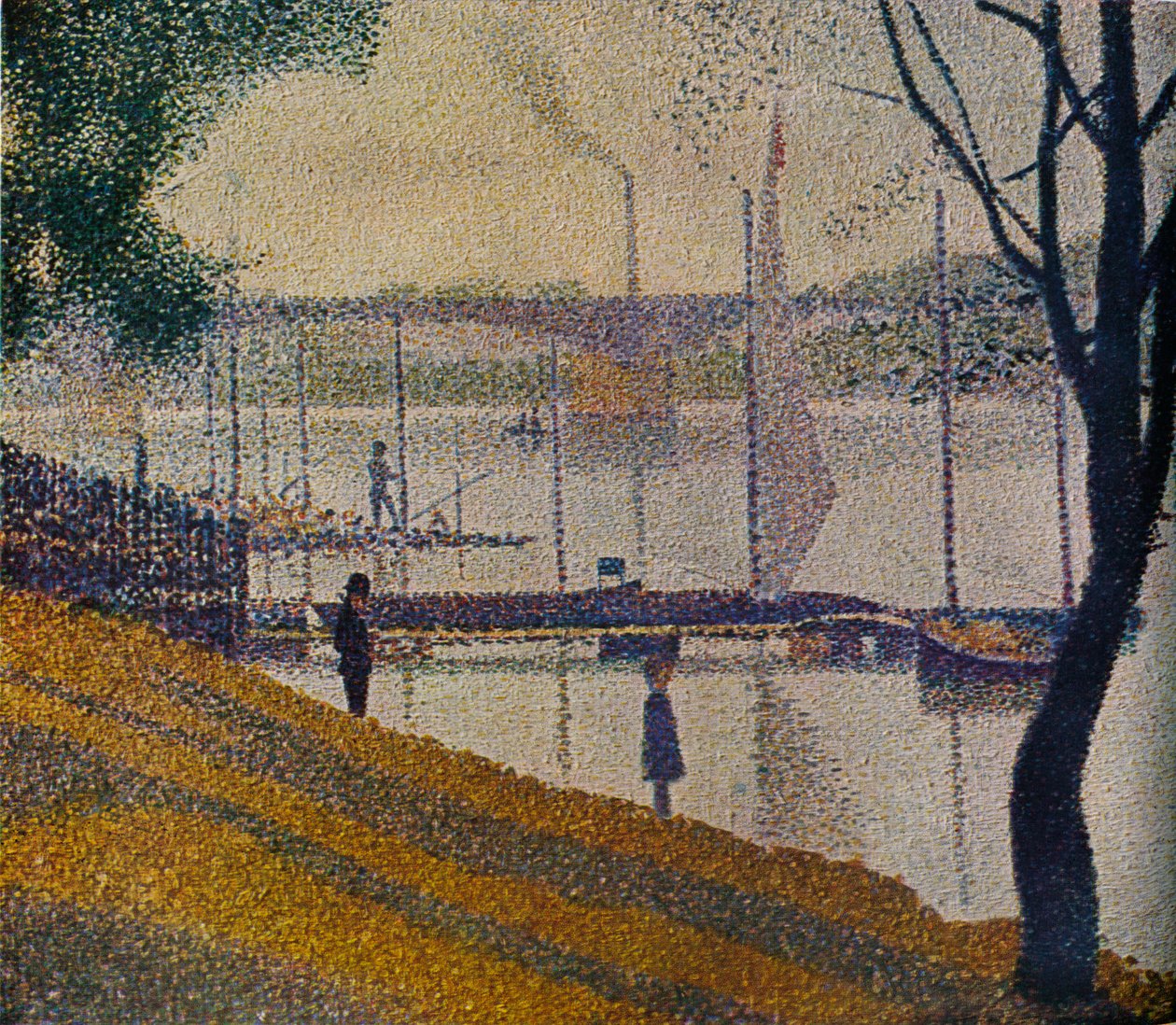 A Courbevoie híd, 1886 alkotó: Georges Pierre Seurat