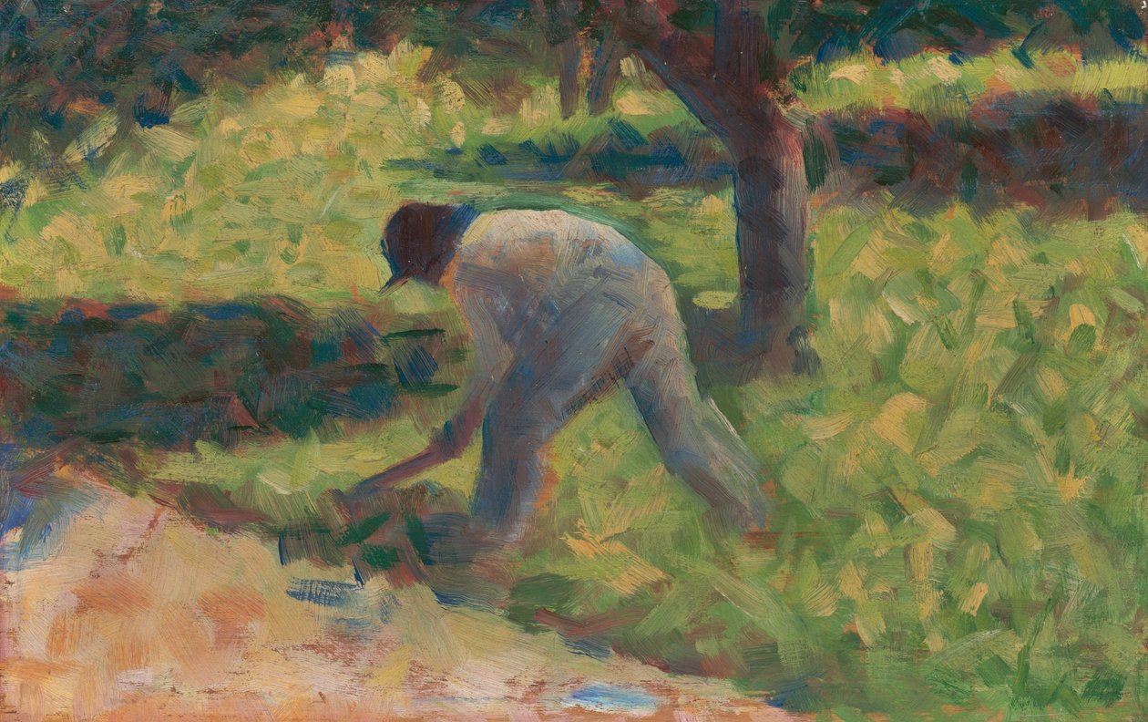 Kapás paraszt, c. 1882. alkotó: Georges Pierre Seurat