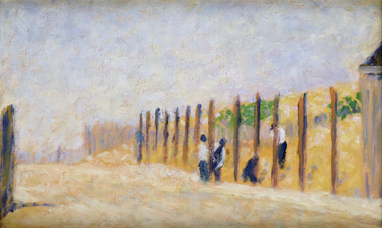 A lengyelek lökése, 1882 körül alkotó: Georges Pierre Seurat
