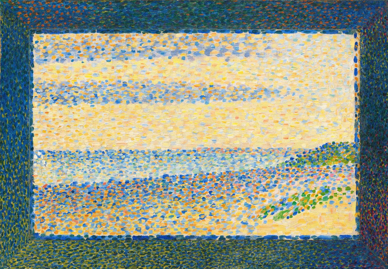 Seascape Gravelines, 1890. alkotó: Georges Pierre Seurat