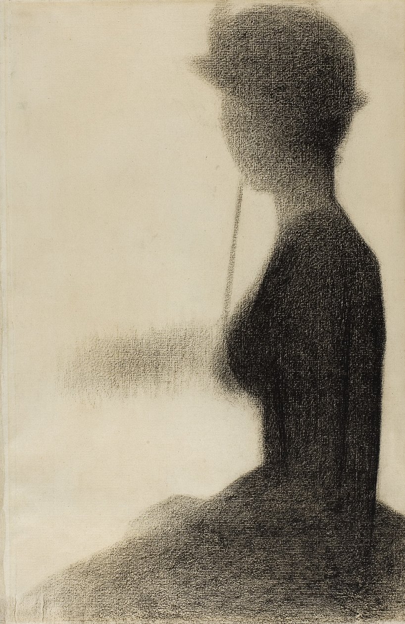 Ülő nő napernyővel alkotó: Georges Pierre Seurat