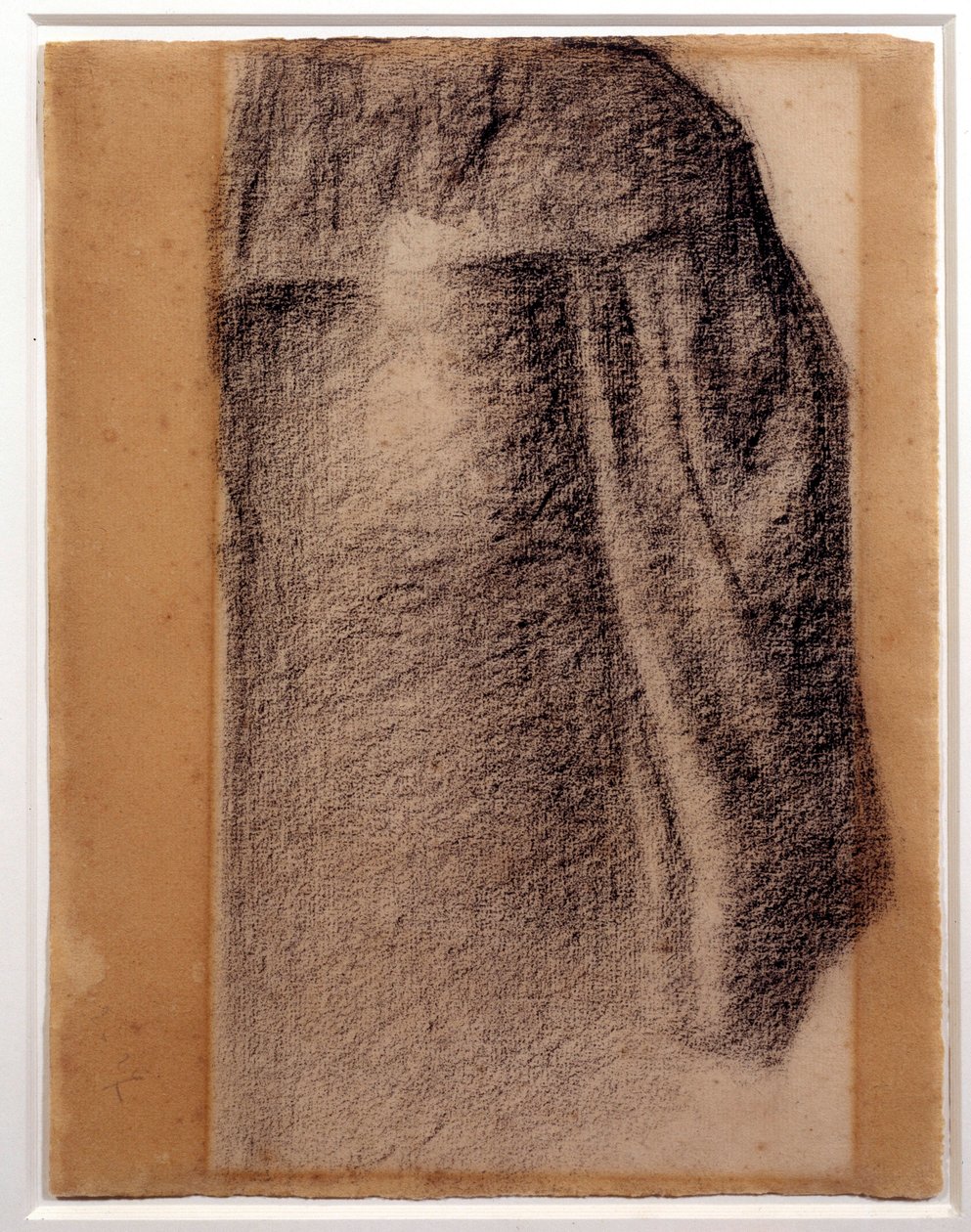 Szoknyatanulmány egy vasárnapi Grande Jatte-ban Fekete kréta rajzolása Georges Seurattól alkotó: Georges Pierre Seurat
