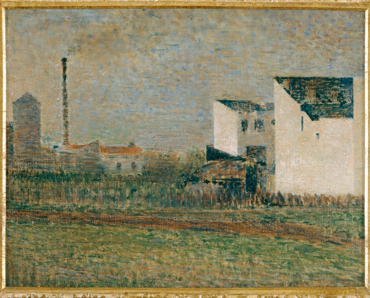 Suburbs (festmény vászonra) alkotó: Georges Pierre Seurat