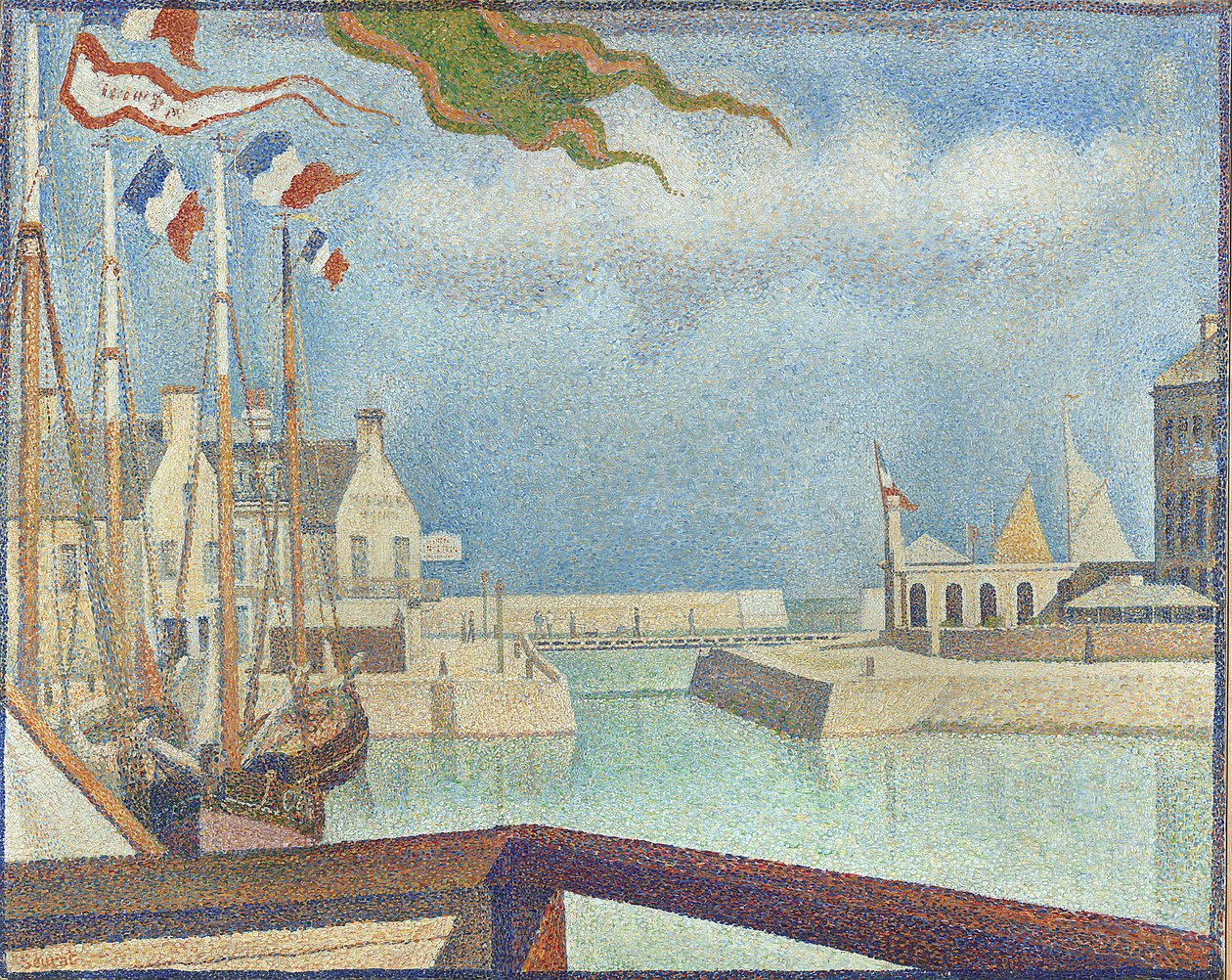 Vasárnap Port-en-Bessinben alkotó: Georges Pierre Seurat