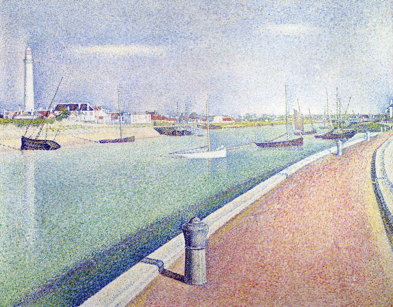 The Channel of Gravelines, Petit Fort Philippe alkotó: Georges Pierre Seurat