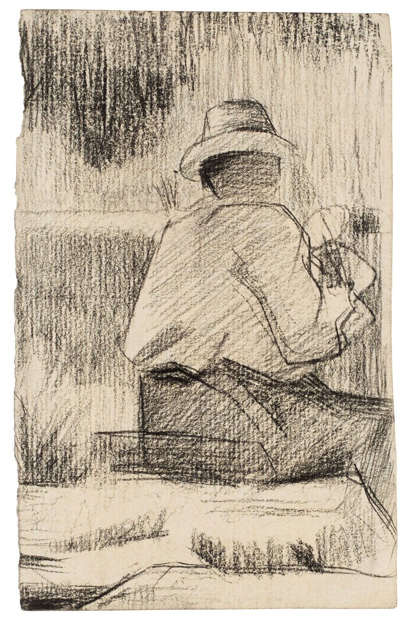 A festő és palettája; A festő palettával, 1881 körül alkotó: Georges Pierre Seurat