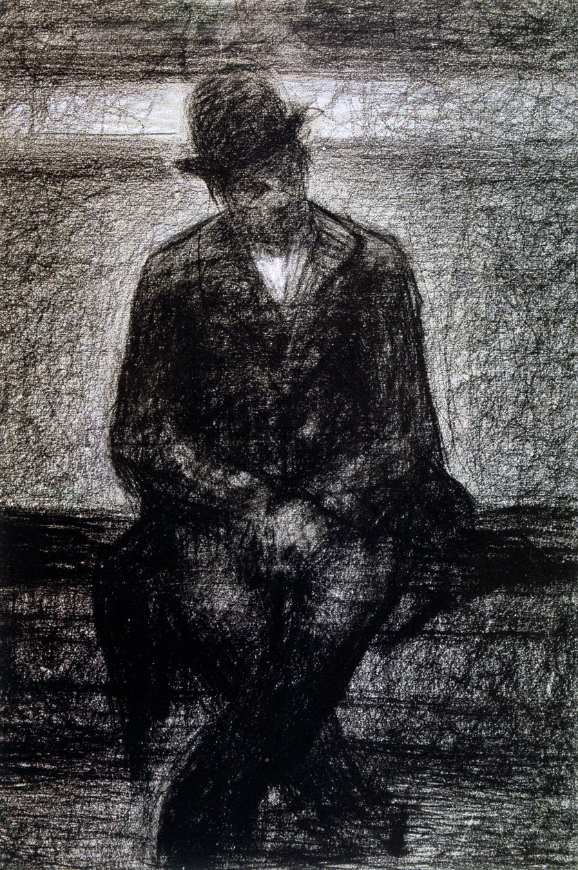 Vagabond, 1880-1891 alkotó: Georges Pierre Seurat