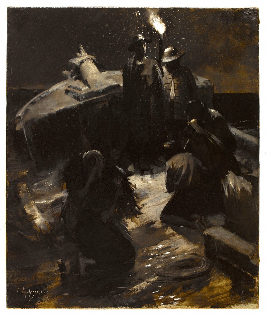 A hajótörés. alkotó: Georges Rochegrosse