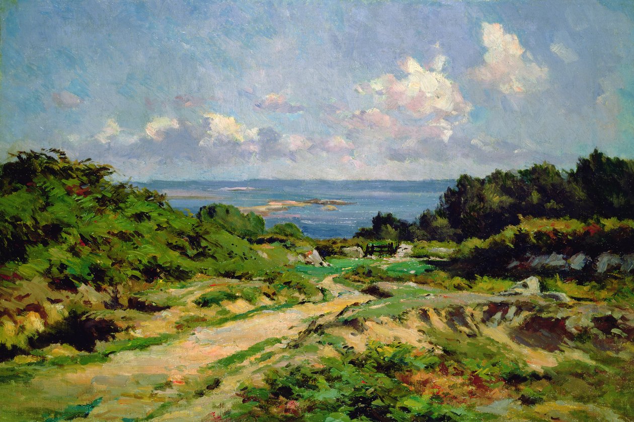 Kilátás a tengerre, Morbihan alkotó: Georges Serrier