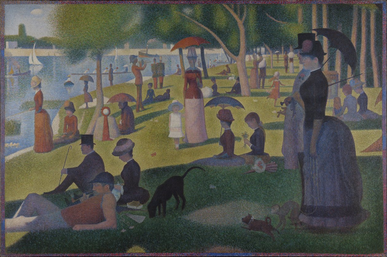 Vasárnap a La Grande Jatte-on -- 1884 alkotó: Georges Seurat