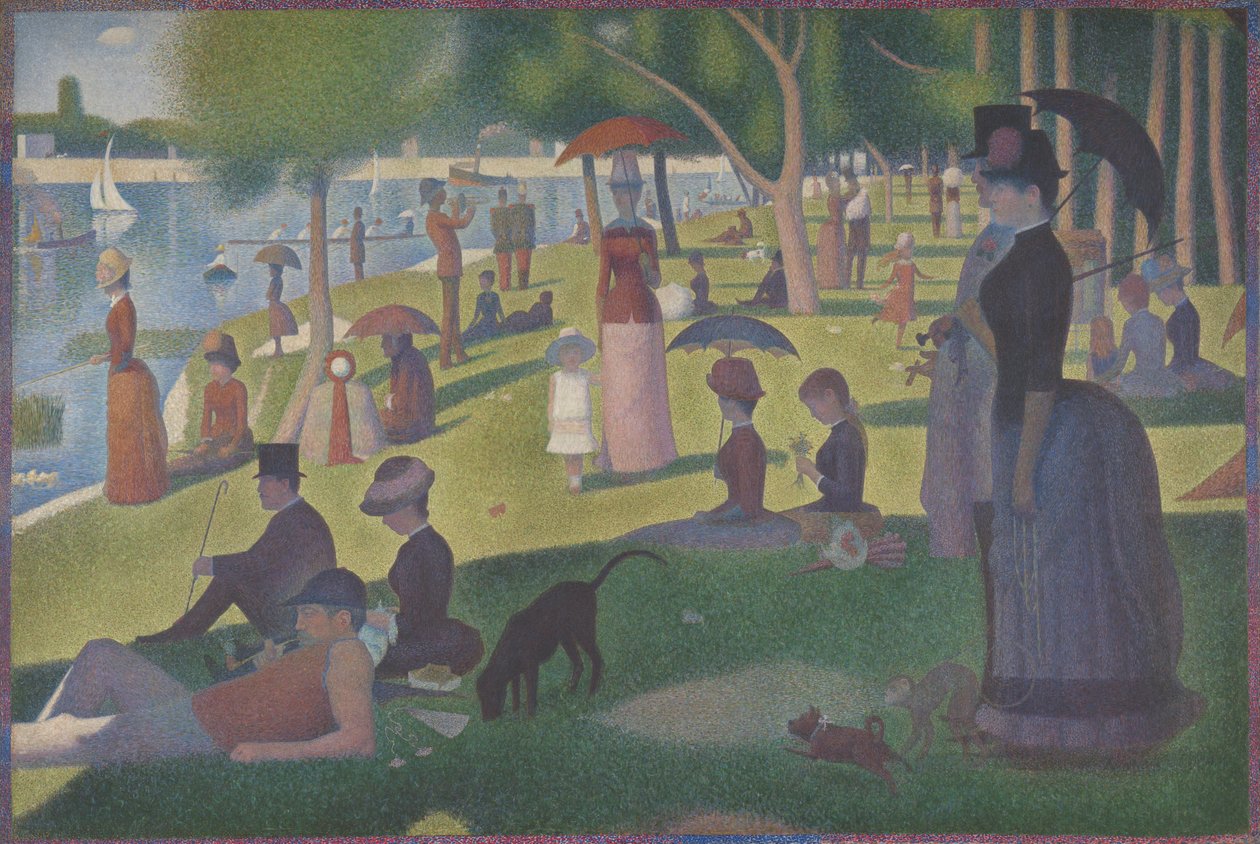 Vasárnap a La Grande Jatte-on - 1884 alkotó: Georges Seurat