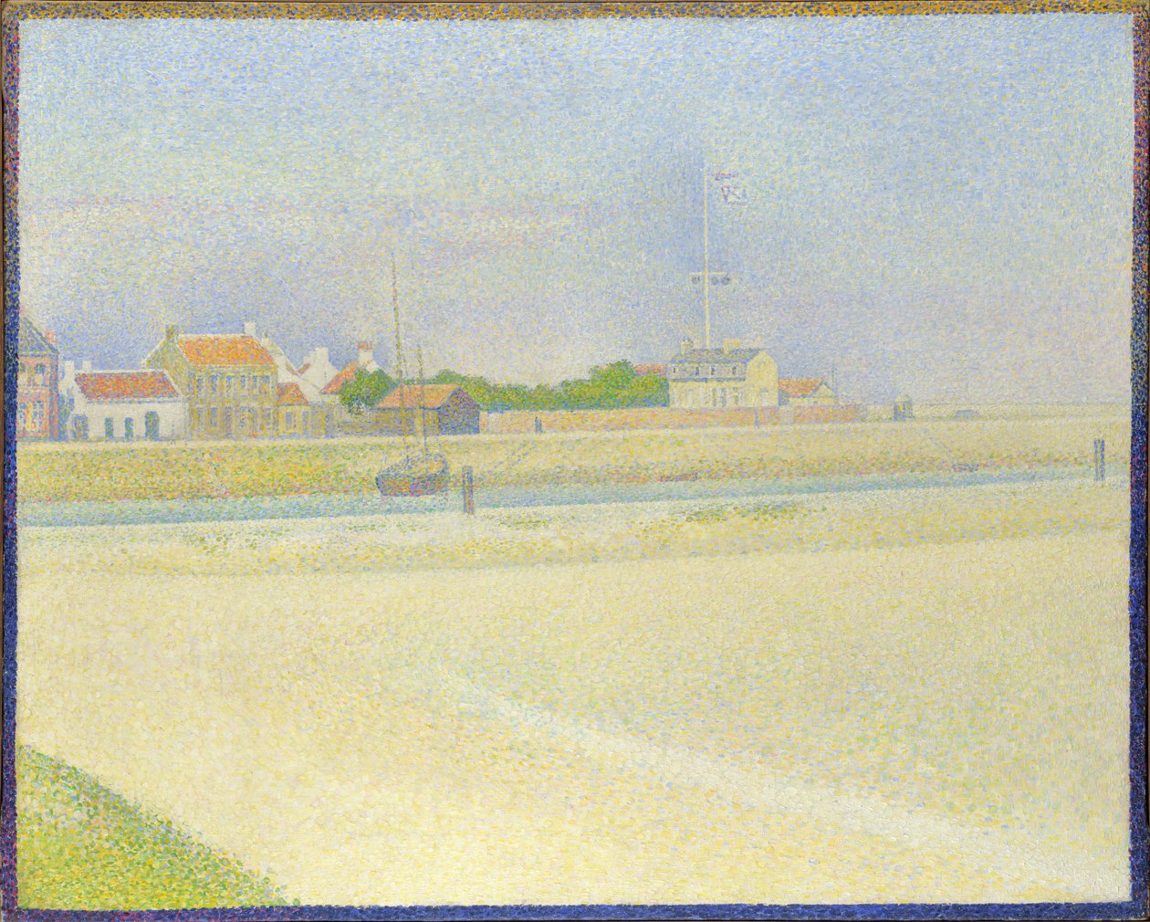 A Gravelines-csatorna, Grand Fort-Philippe alkotó: Georges Seurat