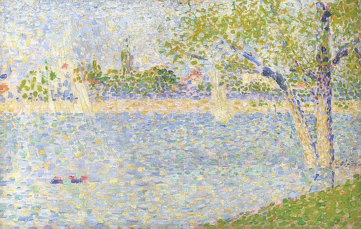 A Szajna a Grande Jatte felől nézve. 1888 alkotó: Georges Seurat